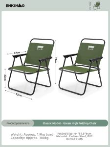 ENKINMO | Portable Multi-Use Kermit Chair