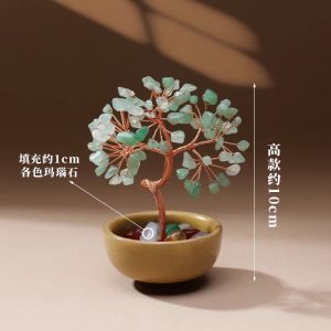 Đồ Trang Trí Đá Pha Lê Vàng Tự Nhiên Đồ Trang Trí Cây Để Bàn Phòng Khách Quà Tặng Văn Phòng Trang Trí Không Gian Làm Việc Mục Đích Trang Trí