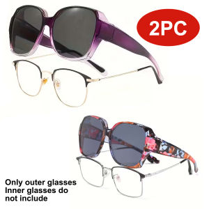 Fit Over Sunglasses-for Driving Men T01 Stylish Square Fashionable Prescription Sunglasses UV400 Protection