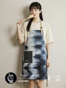 Tie-dye Stain-resistant Adjustable Shoulder Straps Apron
