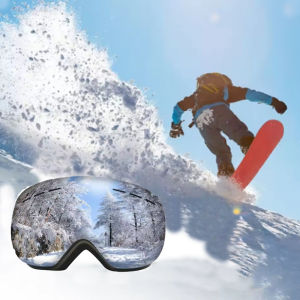 แว่นตาสโนว์บอร์ดสําหรับผู้หญิง แว่นตาสกี แว่นตาป้องกัน เลนส์ใกล้ตาในฤดูหนาว แว่นตาสกี เหมาะสําหรับอุปกรณ์หิมะ การใช้สกีกลางแจ้ง