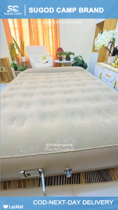 Inflatable Air Bed Mattress with Built-in LED Light & Electric Pump Double or Single Size for Camping Home Guest Use