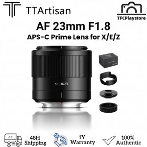 TTArtisan AF 23mm F1.8 Large Aparture Autofocus Prime Lens for Camera Humanities Photography with Fujifilm XF-mount