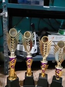 Piala Lomba Juara 1 2 3 4 (N0.21 BODY UNGU RASER) "costum" FREE STICKER (BOLEH satuan)TERMASUK SETICKER DAN FREE DESIGN