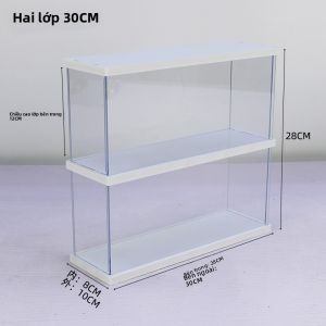 Hộp Đựng Đồ Chơi Acrylic Trong Suốt Chống Bụi Nhiều Lớp Trưng Bày Hộp Đựng Đồ Chơi Xếp Hình Lego Hộp Đựng Đồ Chơi