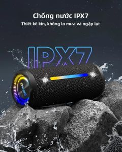 Loa Bluetooth Di Động Ohayo X10 Max Chống Nước IPX7 Không Dây Bluetooth 5.3 Với Đèn Lấp Lánh Dùng Được Cho Nhà Và Ngoài Trời