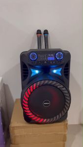 SOUNDMILAN ลำโพงบลูทูธ 15 นิ้ว แสงสีวิบวับ 6500 W พร้อมไมค์ลอย 2 รุ่น ML-015 ราคาถูกต้อง