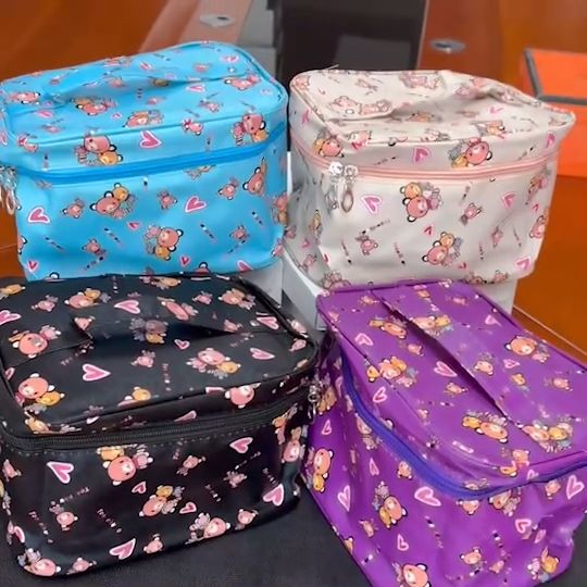 Mymyshop🌈พร้อมส่ง🇹🇭 𝒯𝑒𝒹𝒹𝓎♡ กระเป๋าเครื่องสำอาง กันน้ำ ลายหมี น่ารัก มี ...