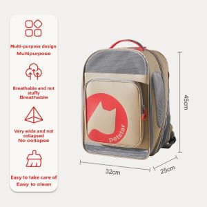 petstar | Expandable Portable Breathable Pet Backpack