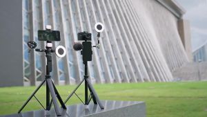 GROTIC Tripod HP Kamera Remote Bluetooth 2 Meter dengan Hand-Stabilizer Smartphone Gimbal