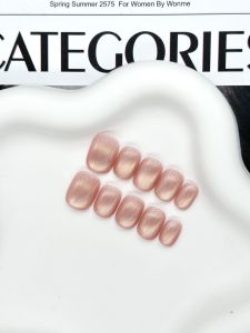 Bông Hoa Hồng Tuyết Sáng Bóng Màu Hồng Trơn Giản Dị Hàng Ngày Fairy Bean Wearing Nail Art Glass Beads Sparkling Ice through