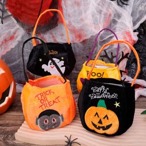 Halloween Gift Bags Vampire Ghost Pumpkin Witch Hand Bags Trick or Treat Basket Party Decoration Supplies