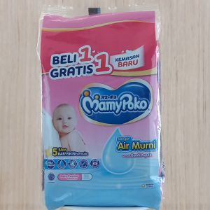 Mamy Poko Tisu Basah Non Fragrance Pink 48 Lembar Beli 1 Gratis 1