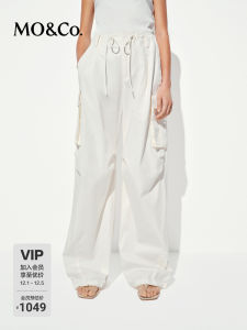 High Waist Cotton Workwear Pants Straight Cut Trousers Casual Loose Fit High Waist Durable Combed Cotton Street Style