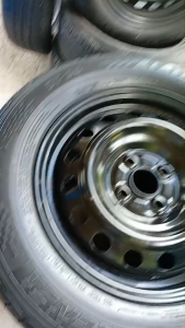 ล้ออะไหล่ติดรถ ล้อพร้อมยางขอบ15 4รู100 ใส่viosyarisswiftciazmazda2