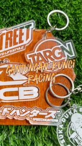 GANTUNGAN KUNCI AKRILIK LOGO RACING RCB TARGN ORANG TUA TEAMAROGAN SPEEDHUNTERS SEHARI JADI TANPA MINIMAL ORDER