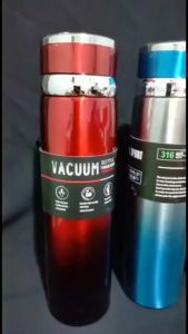 ADSELLER-- NEW BOTOL MINUM TERMOS BARU STAINLESS STEEL VACUUM FLASK 1 LITER