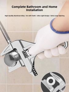 NIANXU | Multi-Function Short Handle Adjustable Large Opening Wrench