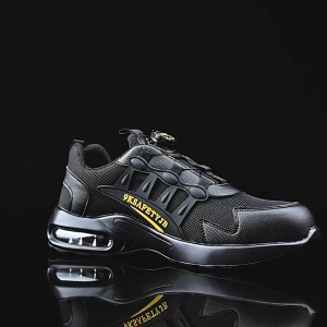 Mens rotating button safety shoes protective shoes steel toe anti-shock and anti-pressure protection shoes