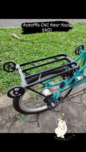 Aceoffix CNC Rear Rack SR01 for Brompton Pikes 3sixty