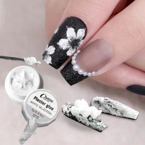 Gypsum Glue Gel3D Nail Carving Gel SculptureUV LED Soak Off Gel Varnish Engraving Gypsum Gel Polish Lacquer For Nail Art