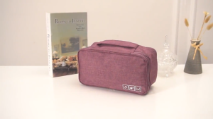 กระเป๋าจัดระเบียบ สำหรับเดินทาง 3ช่อง กระเป๋าใส่ชุดชั้นใน มีช่องเก็บหลายช่อง กระเป๋าจัดดเก็บเสื้อผ้า