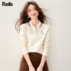 puella | Apricot Slim Fit Long Sleeve T Shirt