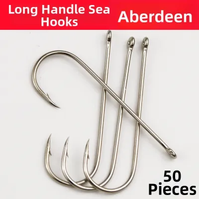 GUOLEDUOYUJU | Holed Long Shank Slim Fishing Hook