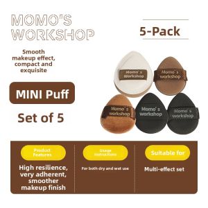Momos Workshop MojiMoji Triangular Velvet Air Cushion Powder Puff Non-Powder Absorbing Wet And Dry Beauty Sponge Makeup Brush