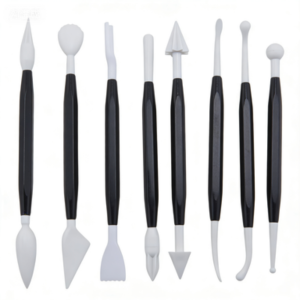 Bộ 8 Món Đất Sét Siêu Nhẹ Nhiều Màu Sắc - Bộ Dao Khắc Đất Sét Polymer Dụng Cụ Làm Bánh Fondant Dụng Cụ Gốm Sứ Bằng Nhựa Dành Cho Người Lớn (nam/nữ) Làm Đồ Gốm & Đồ Sứ