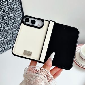 szhaiyu | Solid Color Skin Feel Phone Case For iPhone Duo With Hinge Protection PC Hard Skin-friendly Protective Back Cover Shell Funda