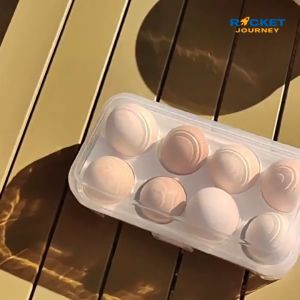 Leakproof Egg Storage Box Holder Container for Refrigerator Barbecue Travel