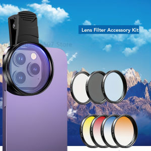 52mm Clip-on CPL Phone Camera Lens Filter Wide Angle Micro Camera Lens For iPhone Samsung Xiaomi Redmi OPPO Android Smartphone