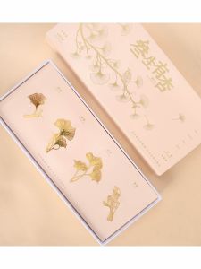 Metal Bookmarks Page Holders Gift Box Set Cultural Creative Teachers Day Gifts Hollow out Design Business Supplies