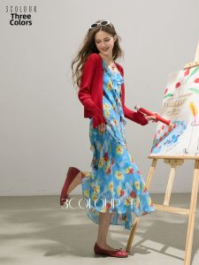 3COLOUR·S | Lace Hollow Short Cardigan Sweater