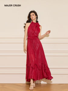 Halter Luxurious Elegant Fashion Dress
