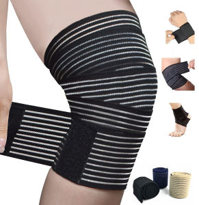Full-Length 180cm Knee Elbow Support WrapAdjustable Strap for Sports Gym FitnessWrist Ankle Pain Relief Compression Bandage