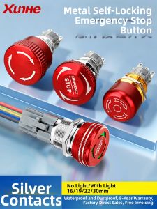 XunHe | Emergency Stop Stainless Steel Mushroom Button Switch