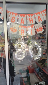 Balon Foil Bando Suporter Indonesia untuk Perayaan Dirgahayu Kemerdekaan HUT RI 17 Agustus