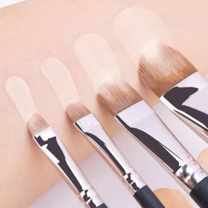 Ultra-thin Foundation Concealer Brushes 4-type Sizes Professional Liquid Foundation Cream Soft Hair Makeup Brush Make Up Tools