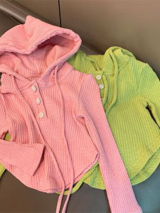 Hooded Long Sleeve Girls T-shirt