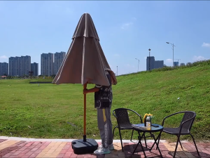 [ร่มกันแดดสนามใหญ่ Φ2.7M] - ใช้ได้ทั้งในสวน กลางแจ้ง ตลาดนัด ขายของ สระว่ายน้ำ - แม่ค้า ร้านกาแฟ - ร่มสวย ป้องกันแดดอย่างดี - พับเก็บสะดวก