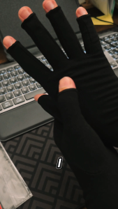 T2P Open-Finger Compression Gloves | Breathable Hand Support for Typing Office & Daily Use