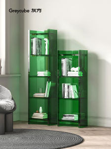 GREY CUBE | Modern Simple Acrylic Floor Storage Shelving Unit
