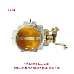 Throttle Body Compatible for 1991-2003 Jeep Wrangler Comanche Grand Cherokee 4.0L YJ TJ XJ ZJ WJ - Power Plus Series Replacement