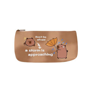 Kapibala pencil case cute student stationery bag childrens stationery box pencil bag cartoon stationery storage bag