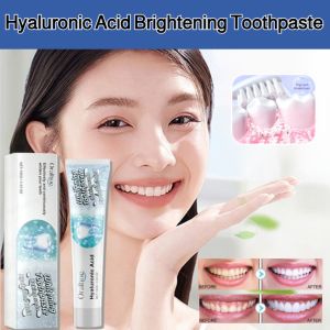 Whitening Toothpaste Hyaluronic Acid Brightening Toothpaste Remove Teeth Yellow Fresh Breath