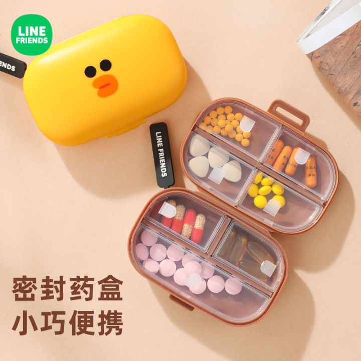 【7 Small Compartments 】 Medicine Box Divided Into Small Compartments ...