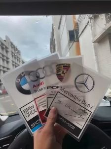 Stiker Dalam Kaca Mobil Elegan: EURO CAR & JDM Toyota Honda