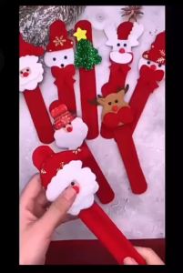 NIVICO BEBE Hadiah Natal Kecil Lingkaran Tepukan Lengan Hadiah Natal